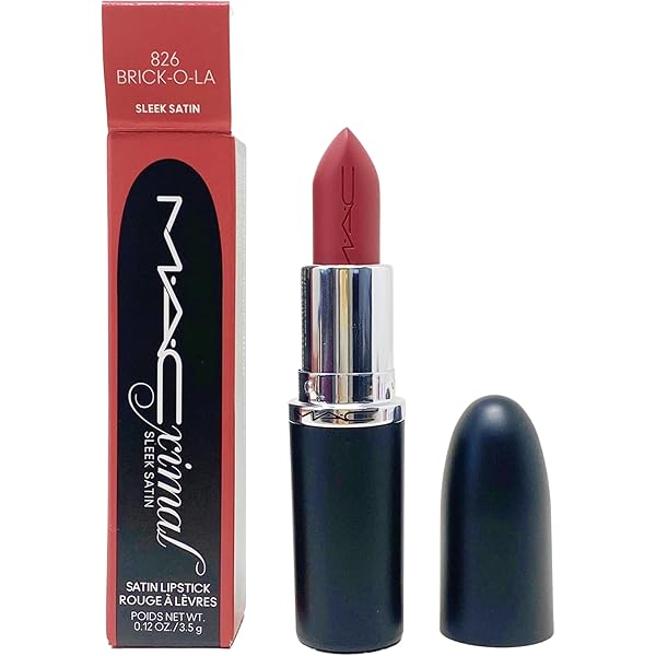 Amazon.com : MAC Ximal Sleek Satin Lipstick - 837 Peachstock (Warm